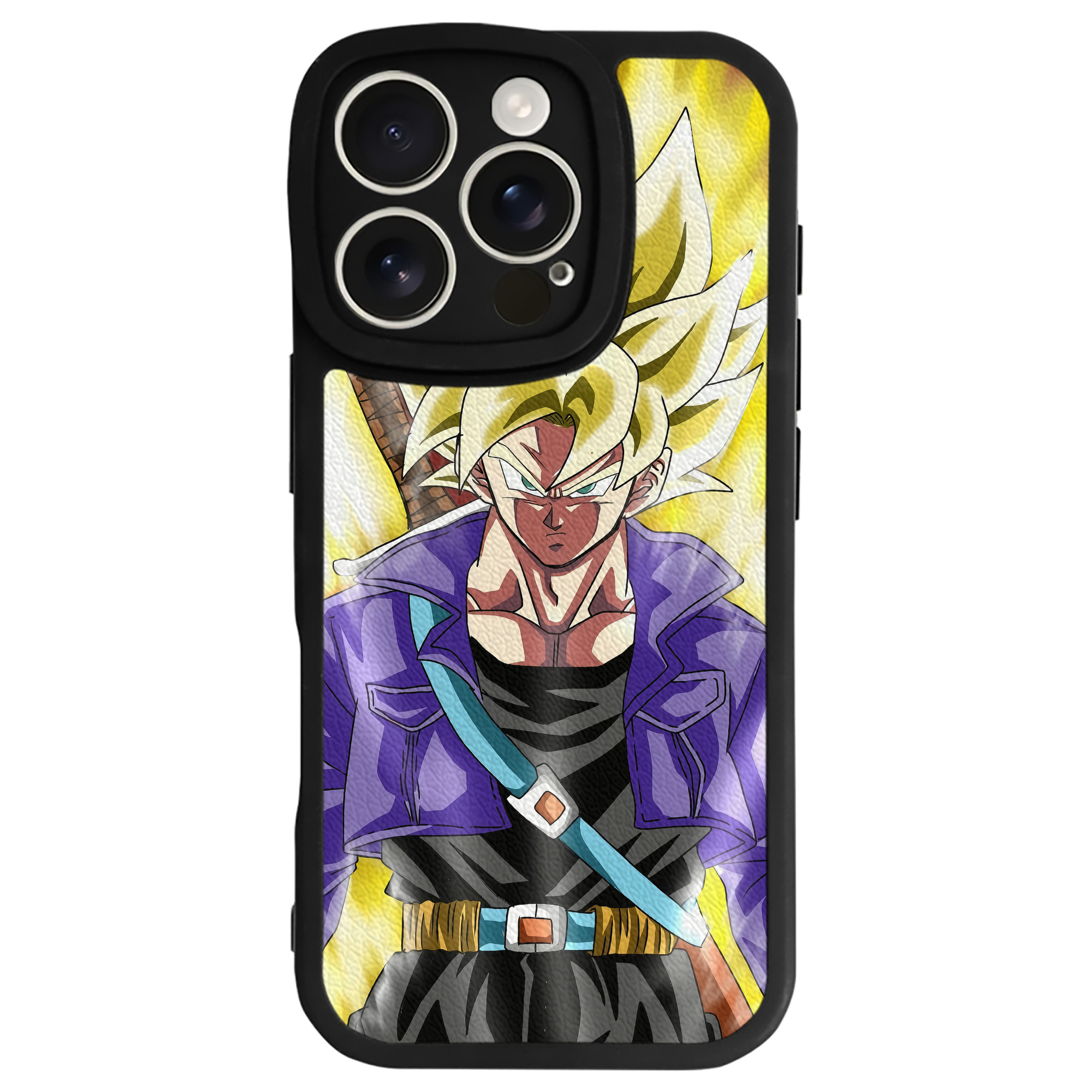 （画像用） ドラゴンボール DRAGON BALL 【iPhone 16シリーズ対応】シリコンスマホケース（レザー調） 材質：シリコン